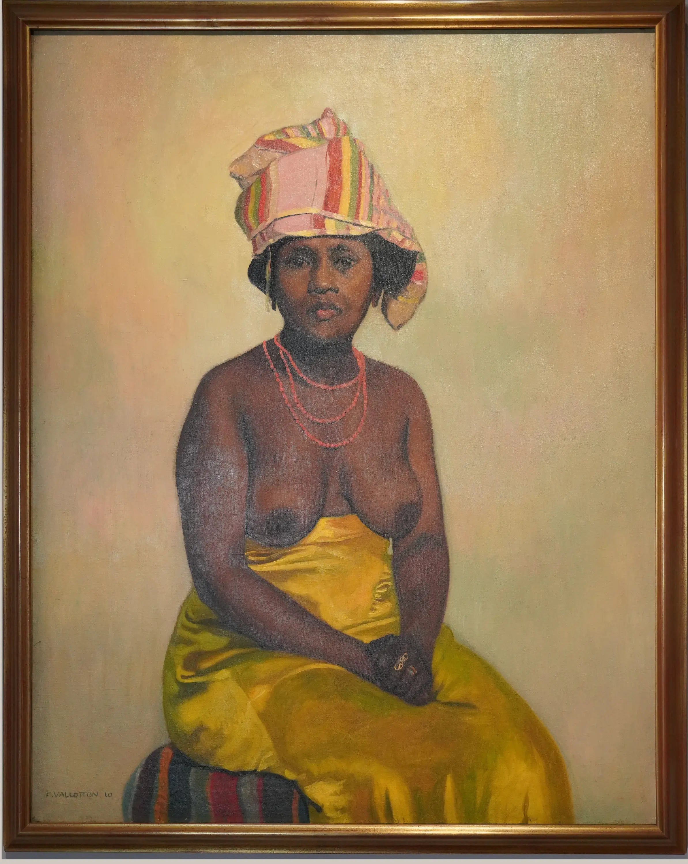 Portrait d’une femme africaine - Félix Vallotton - Alpha Reproduction
