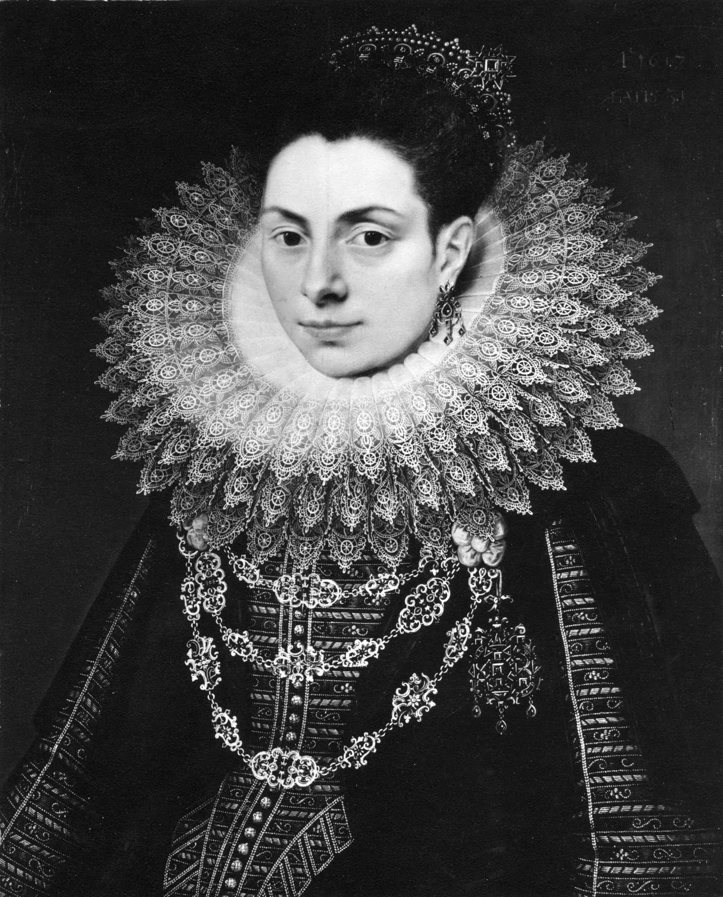 Portrait d’une noble femme - Frans Pourbus the Younger - Alpha Reproduction