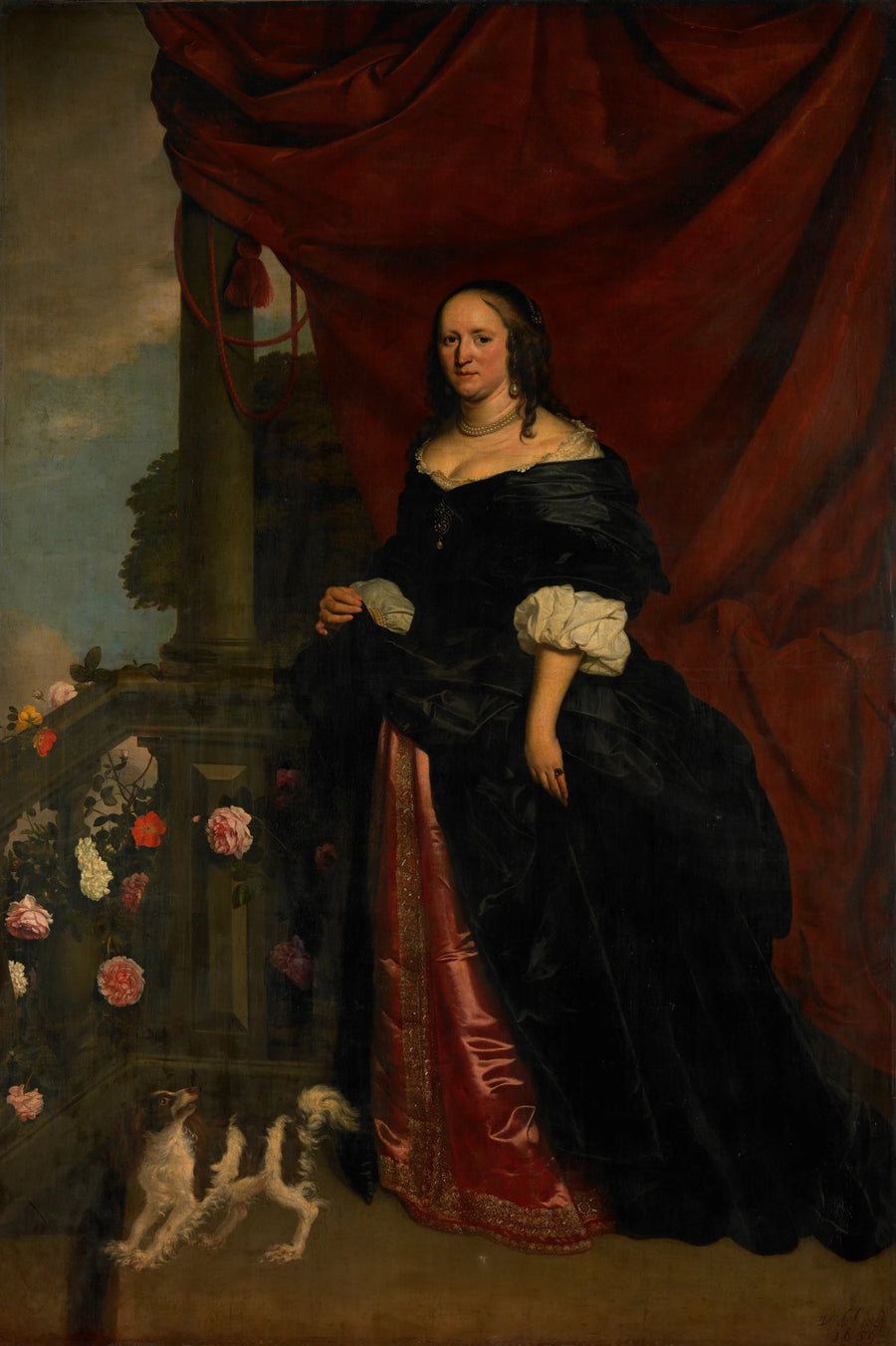 Portrait de femme, probablement Sophia Anna van Pipenpoy (vers 1618-70), comtesse Van Schellart - Wybrand de Geest