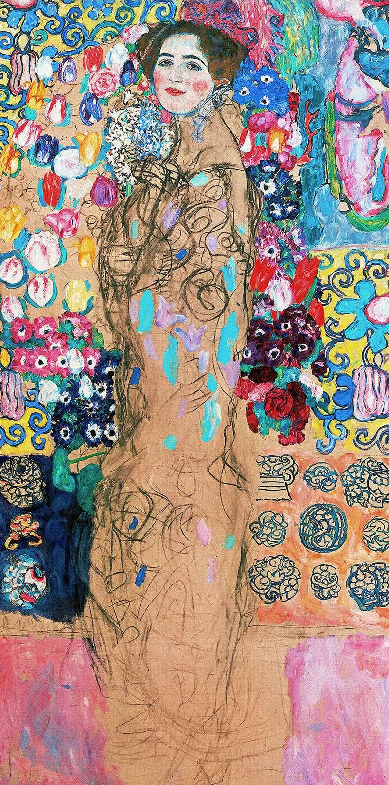 דיוקן לא גמור של מריה מונק - גוסטב קלימט