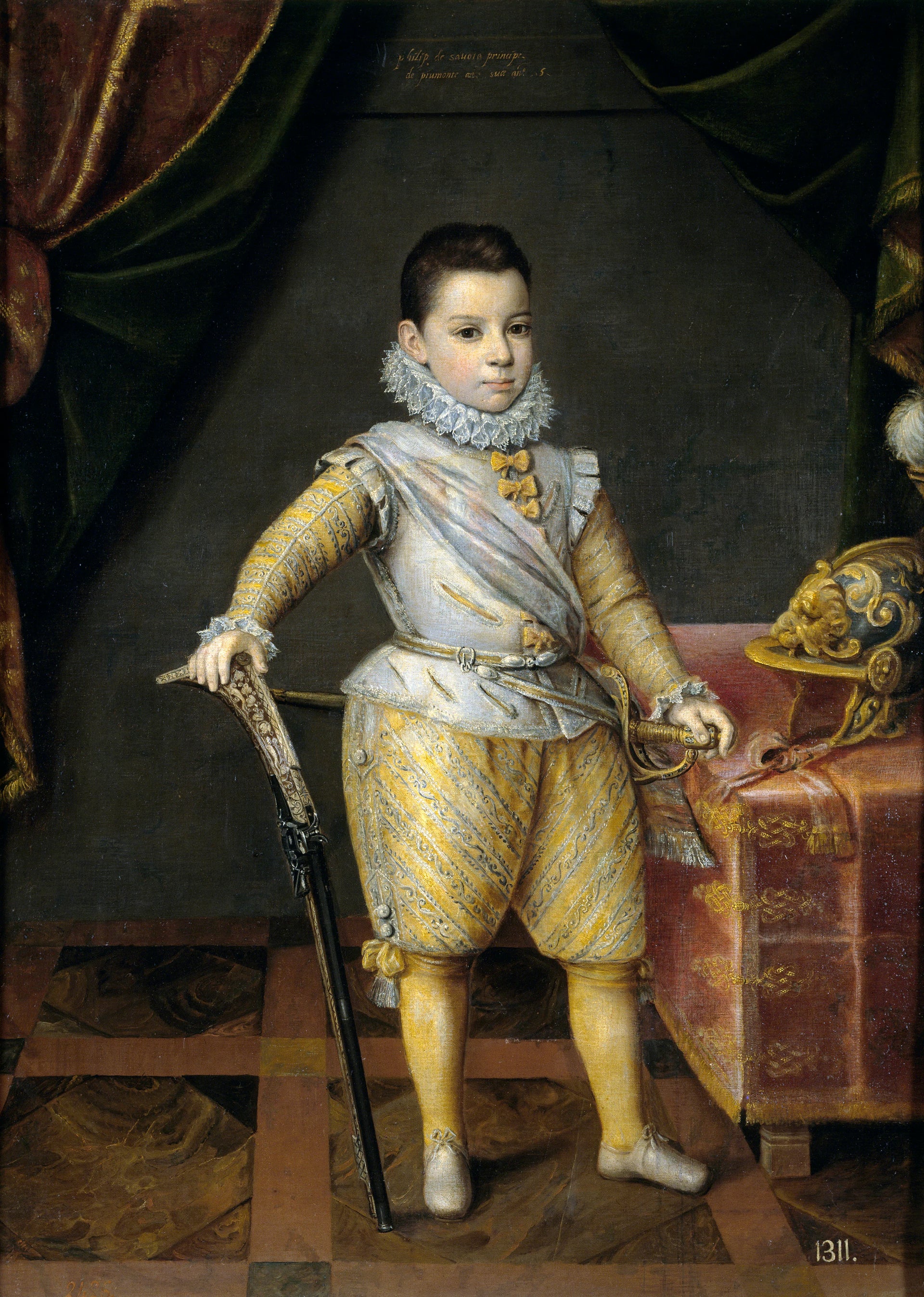Portrait de Philippe Emmanuel de Savoie (1586-1605), cinq ans - Jan Kraeck