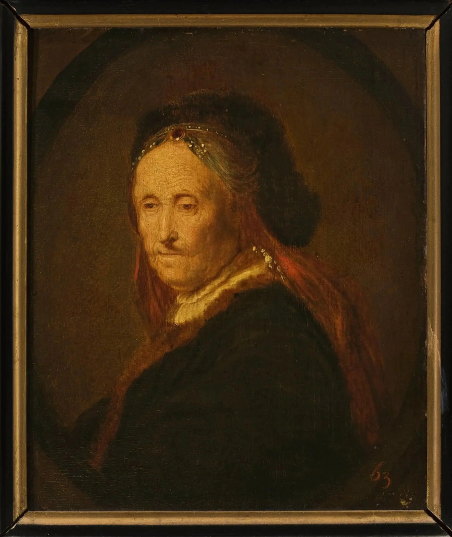 Portrait d’une vieille femme, traditionnellement dite la mère de Rembrandt