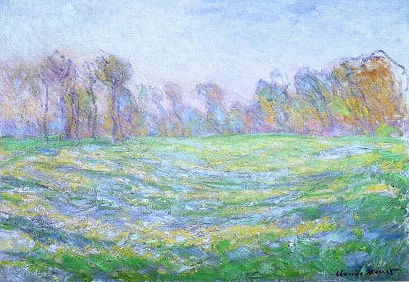 שדה ב-Giverny - Claude Monet