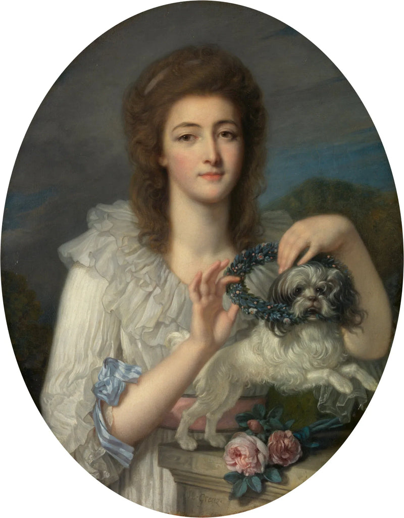 נסיכת ורבארה ניקולאייבנה גגרינה (1762-1802) - ז'אן-בטיסט גרוז