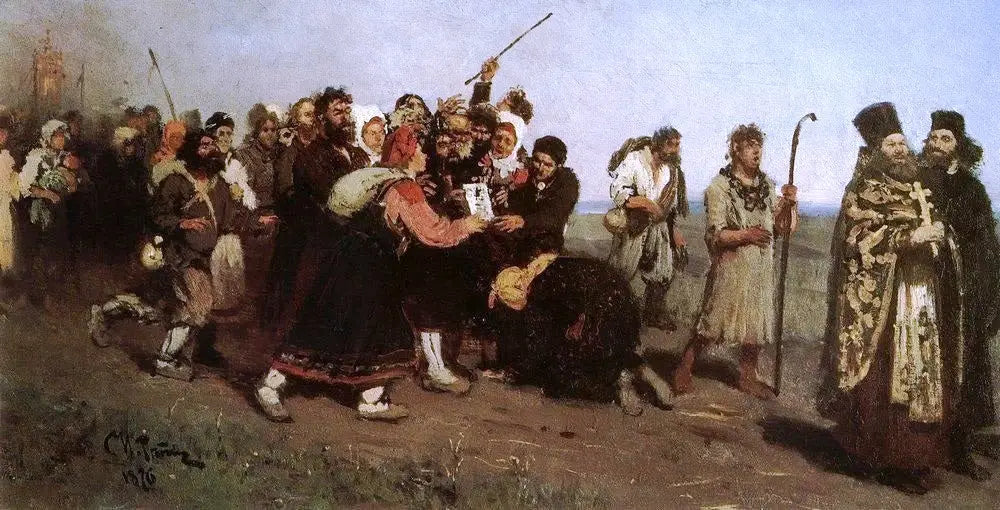 Procession religieuse - Ilya Repin - Alpha Reproduction