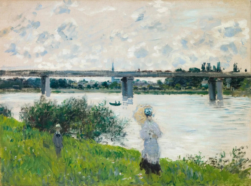 ההליכה לגשר הרכבת ב-Argenteuil W321 - קלוד מונה