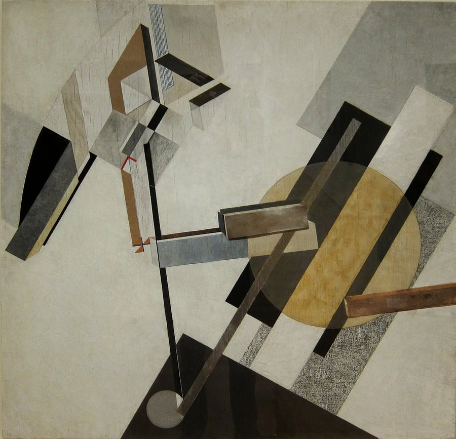 Proun 19D - Lazar Lissitzky image 1 reproduction de peinture à l’huile
