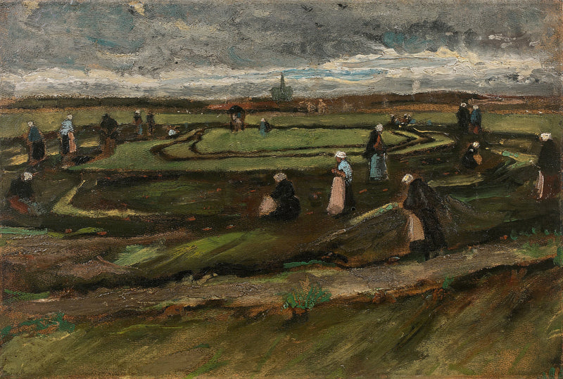 תופרות רשתות בחולות - Vincent van Gogh