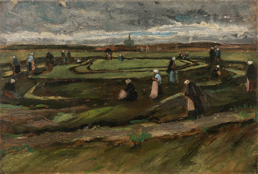 תופרות רשתות בחולות - Vincent van Gogh