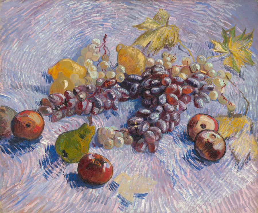 Raisins, citrons, poires et pommes F382 de Vincent van Gogh
