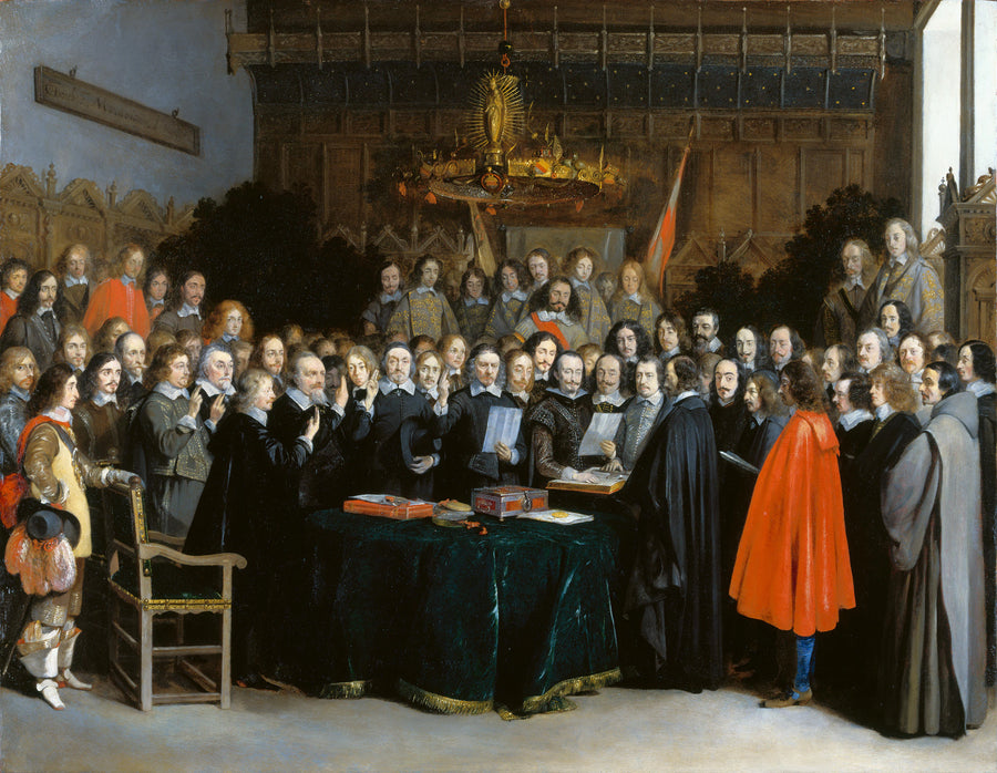 La Ratification du traité de Münster - Gerard ter Borch