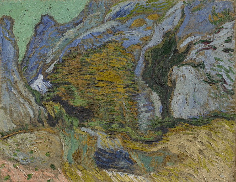 ערוץ עם נחל קטן - Vincent van Gogh