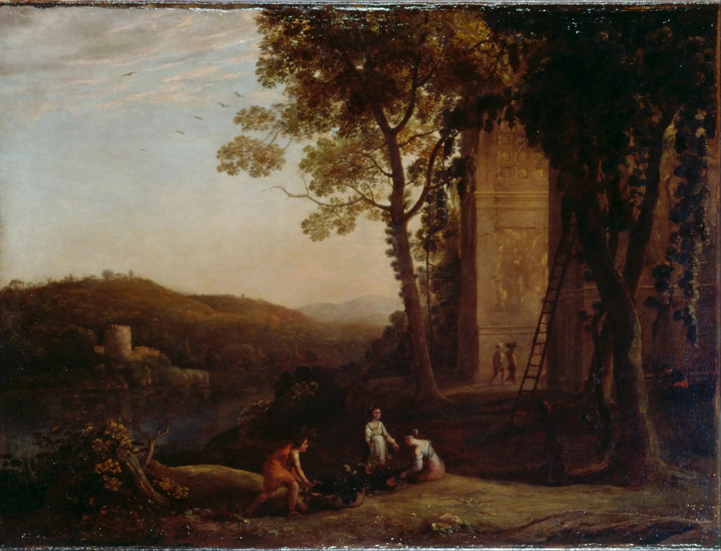 Récolte du raisin - Claude Lorrain - Alpha Reproduction