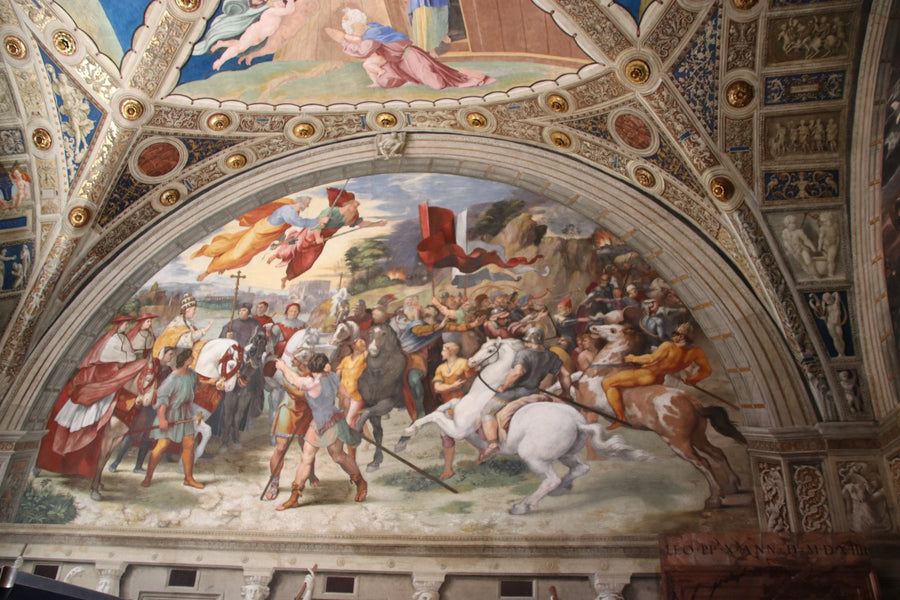 La Rencontre de Léon le Grand et Attila, 1513-1514 – Raphaël