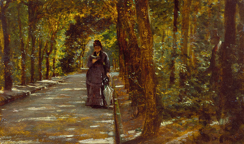 נפגש ביער Portici - Giuseppe De Nittis