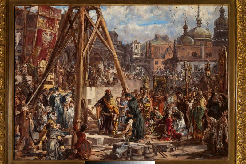 חזרה לרוסיה. עושר וחינוך, 1366 לספירה, סדרה «היסטוריה של הציוויליזציה בפולין» - יאן מאטייקו