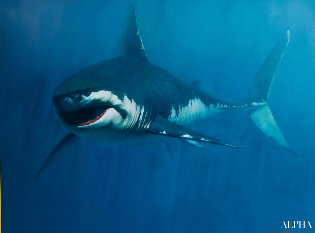 Requin | 150 x 200 cm Reproductions de tableaux à la peinture à l’huile