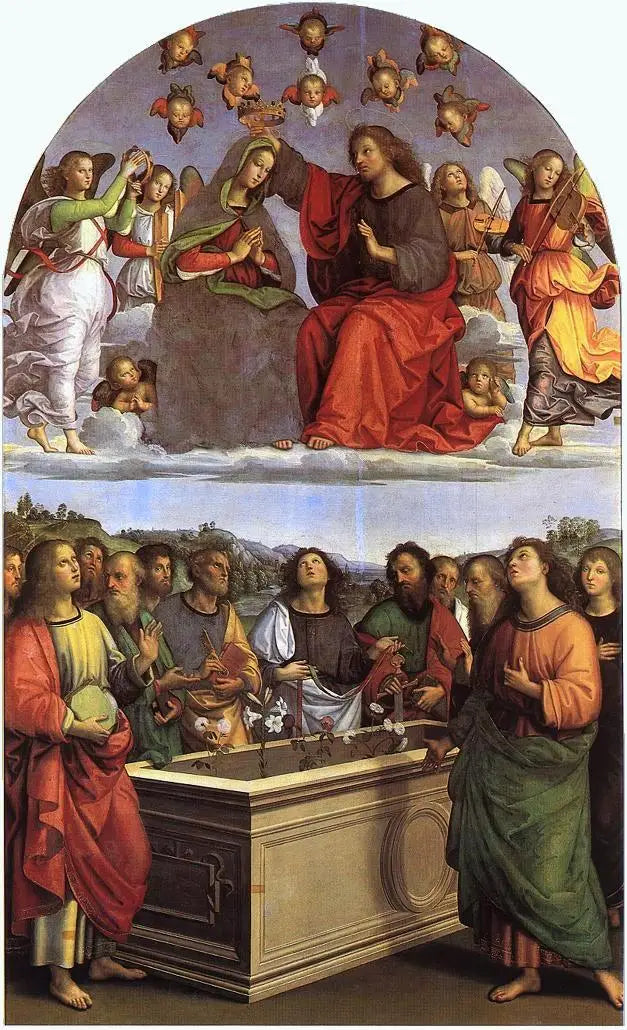 Retable d'Oddi - Raphaël Sanzio image 1 copie peinte à la main à l’huile