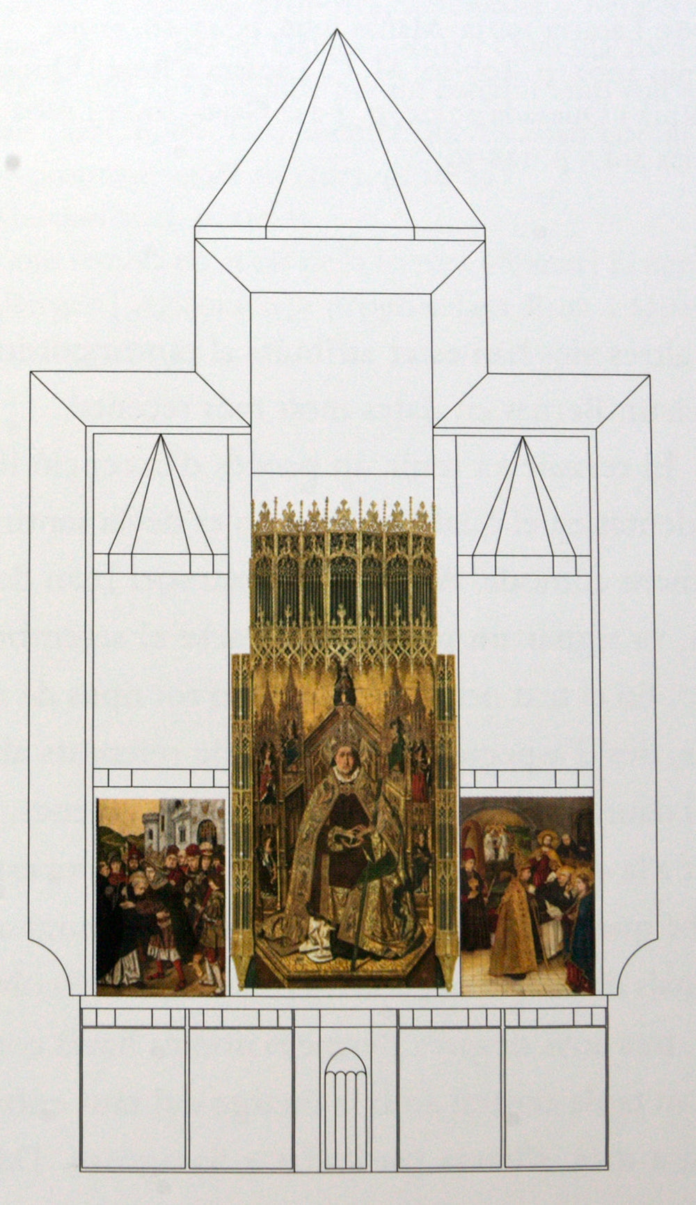 Retable de Santo Domingo de Silos - Bartolomé Bermejo image 1 copie de tableau peinte à la main