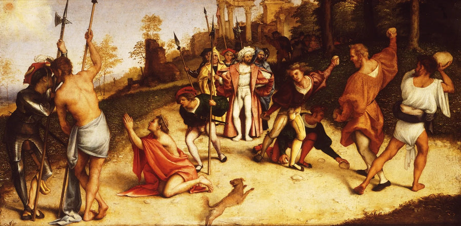 רְהִיטָה של מרטיר של סנט סטפן, מחלקה של מרטיננגו - לורנצו לוטו