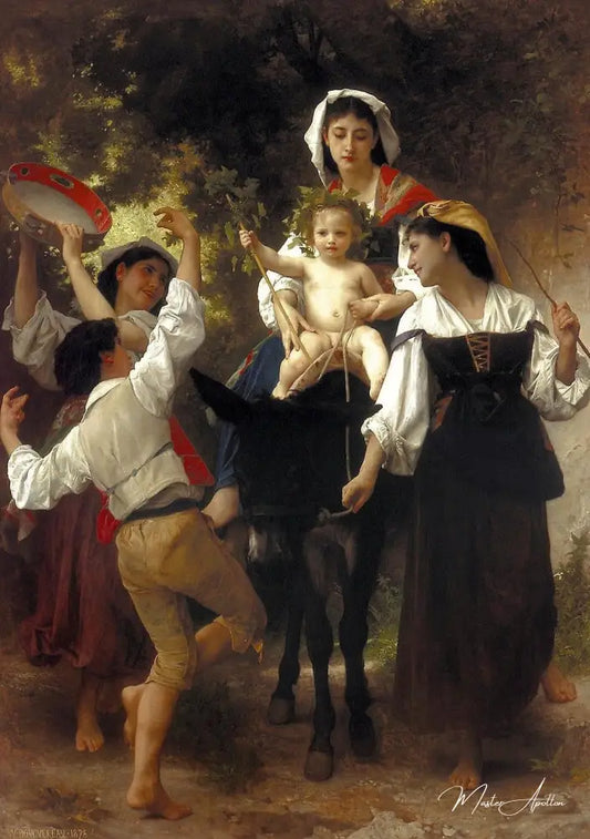 Retour de la moisson - William Bouguereau - Reproductions de tableaux et peintures haut de gamme