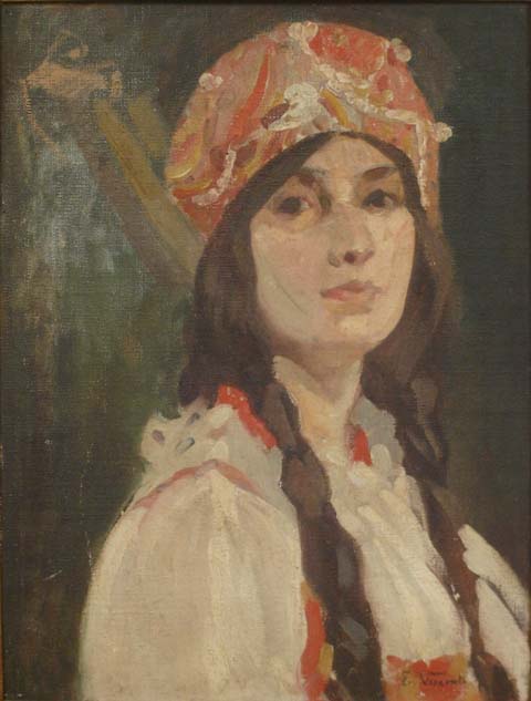 Retrato de Mo��a - Eliseu Visconti