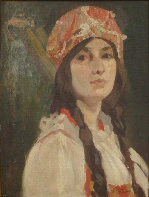Retrato de Mo��a - Eliseu Visconti