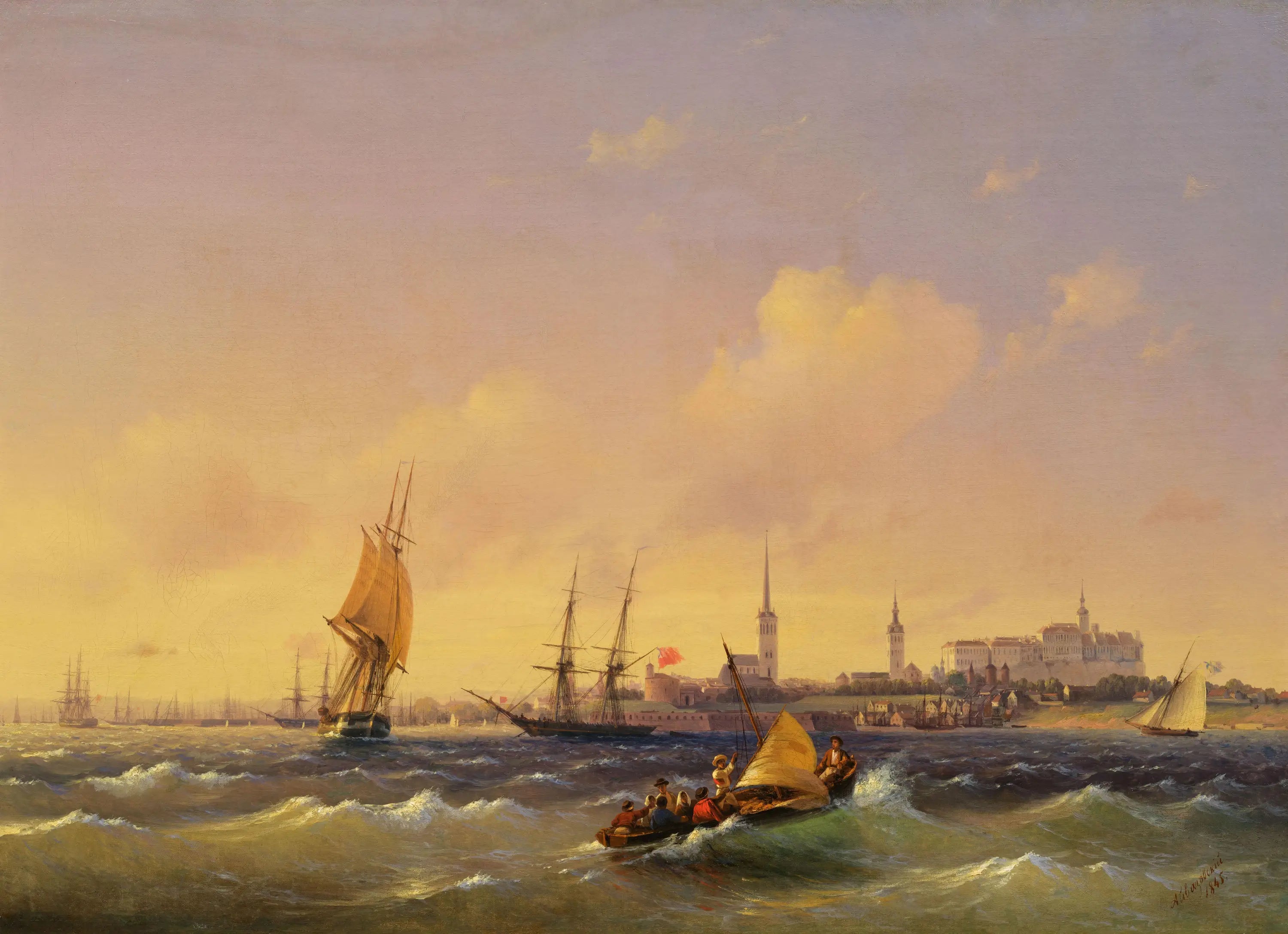 Reval (Tallinn) - Ivan Aïvazovski - Alpha Reproduction