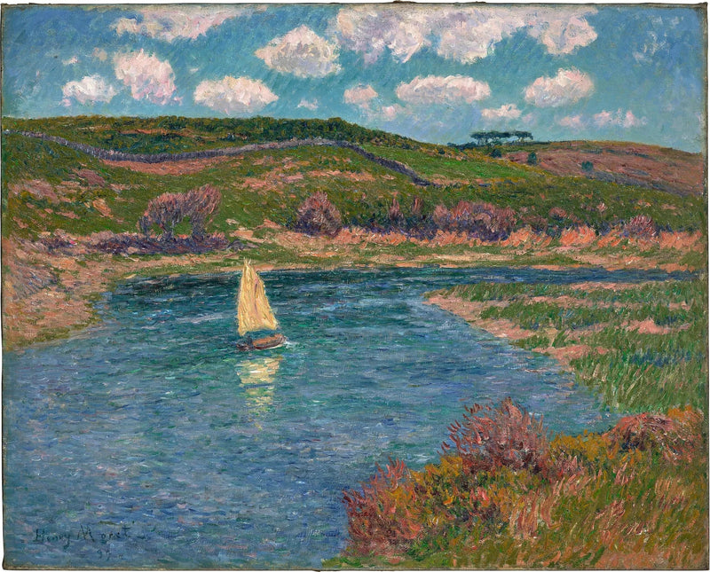 Pont-Aven River, Finistère - הנרי מורט