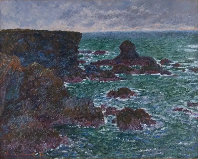 Lion Rock, Belle-Île W1090 - קלוד מונה