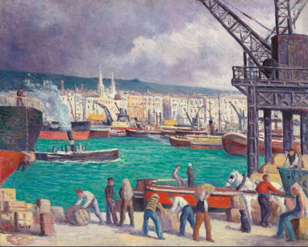 Rouen le port - Maximilien Luce - Alpha Reproduction