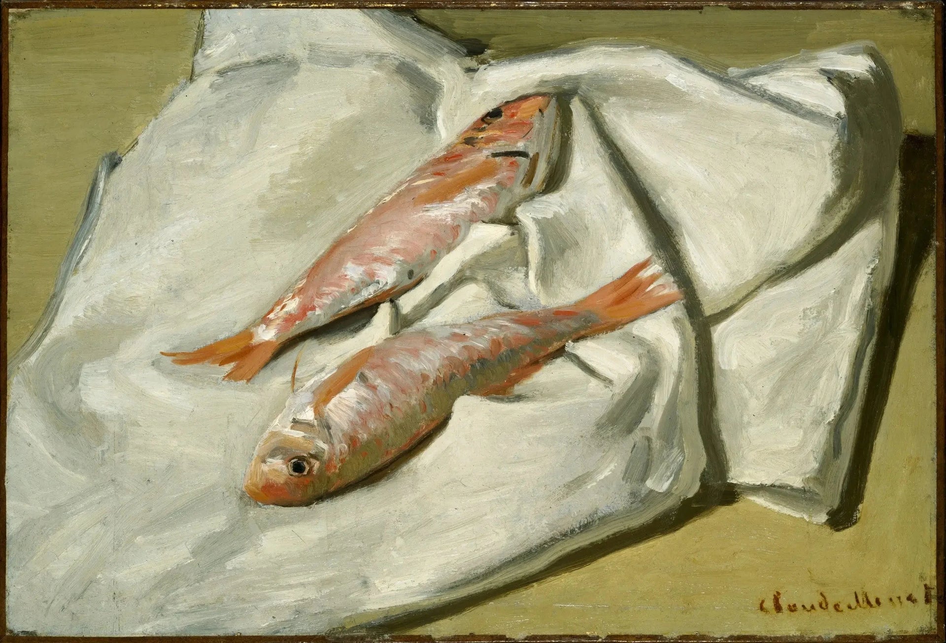 Rougets W140 par Claude Monet, vers 1870, Harvard Art Museums