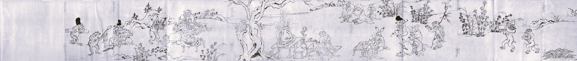 Rouleau des animaux qui s’ébattent, Toba Sōjō, 1150