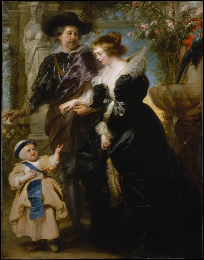 רובنز, אשתו הלן פורמנט (1614-1673) ואחד מילדיהם - פיטר פול רובנס
