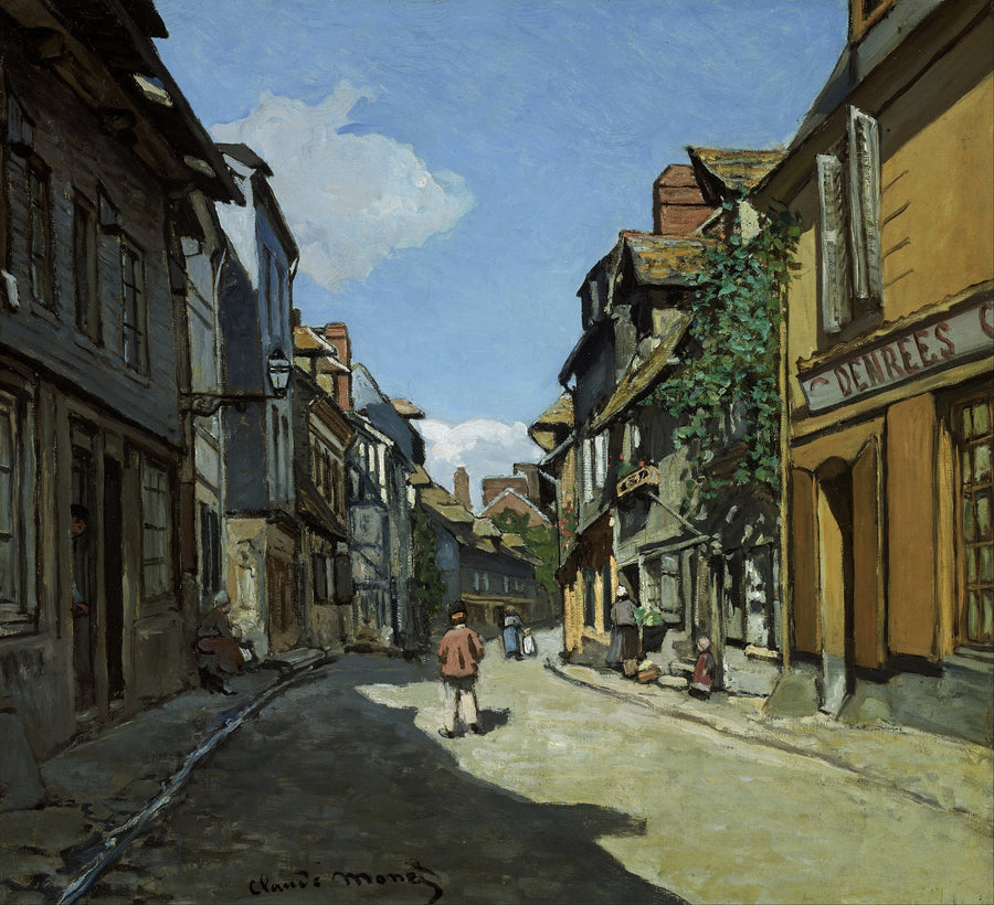 Rue de la Bavole, Honfleur W33 - קלוד מונה
