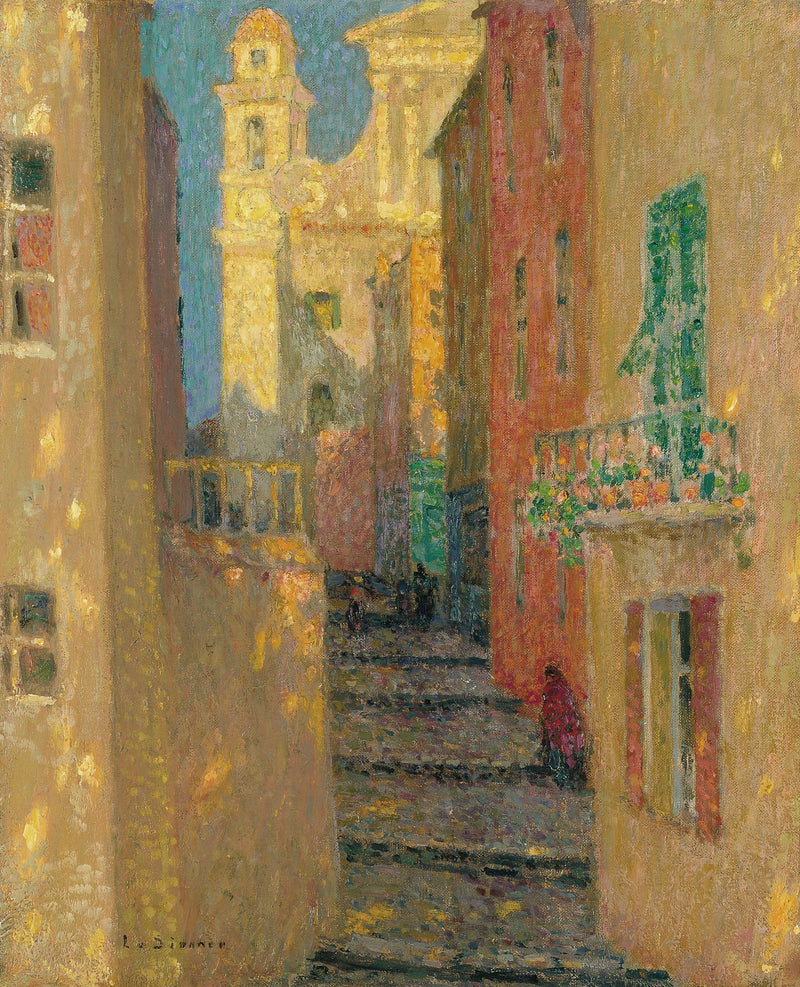 רחוב הכנסייה, Villefranche-sur-Mer - אנרי לה סידאנר