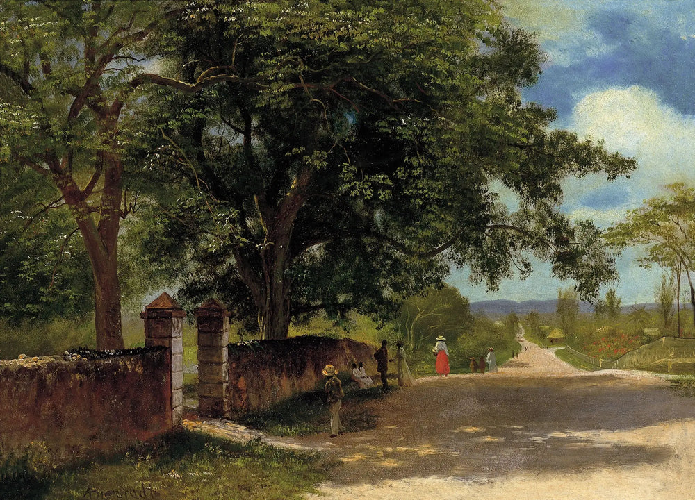 Rue de Nassau - Albert Bierstadt - Alpha Reproduction