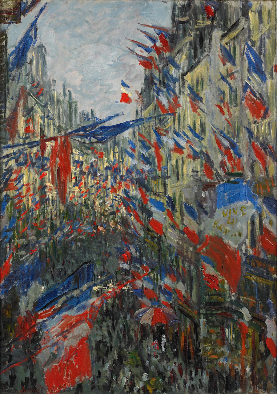 Rue Saint-Denis, חג ה-30 ביוני 1878 W470 - קלוד מונה