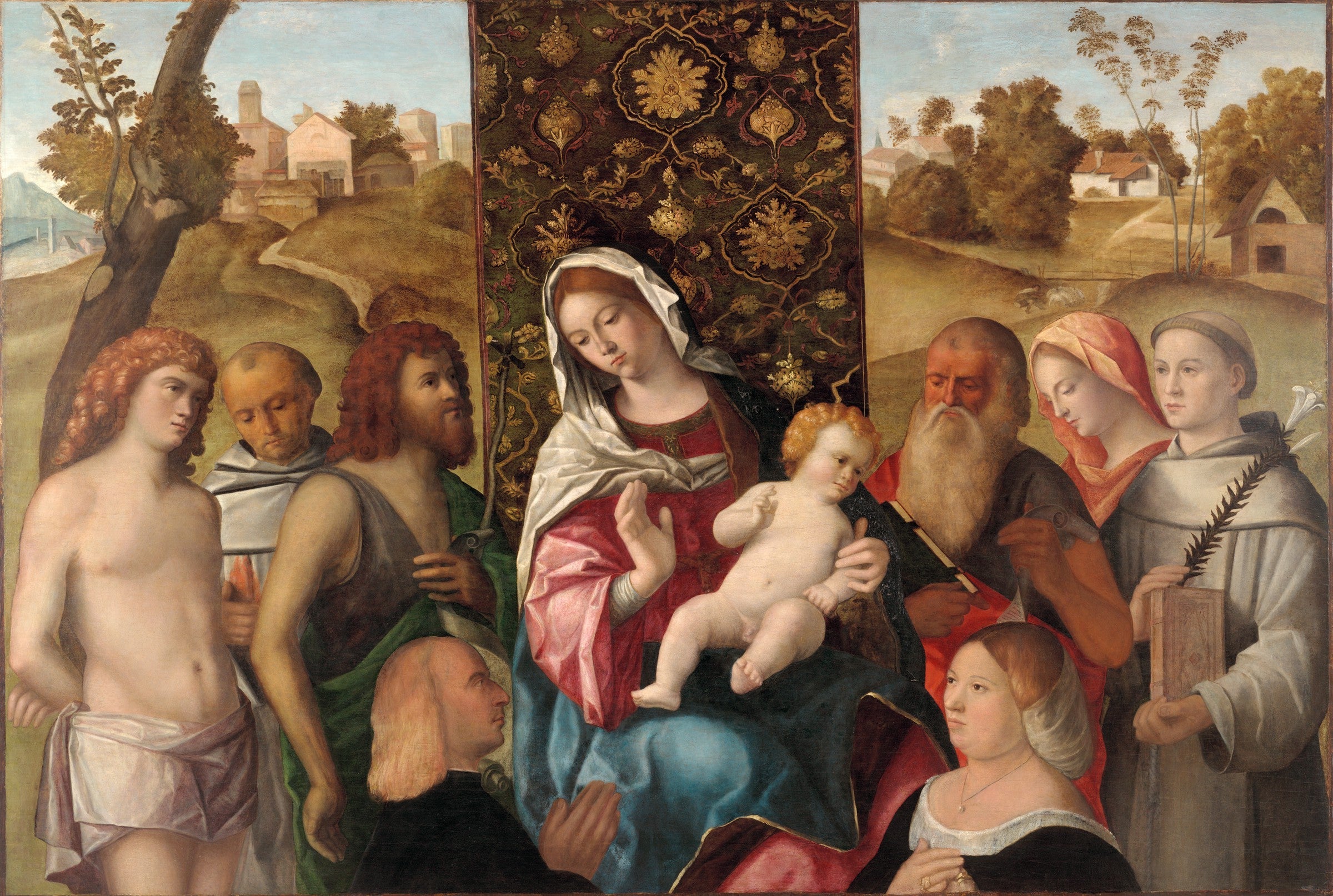 Sacra Conversazione avec les donateurs - Cima da Conegliano - Alpha Reproduction