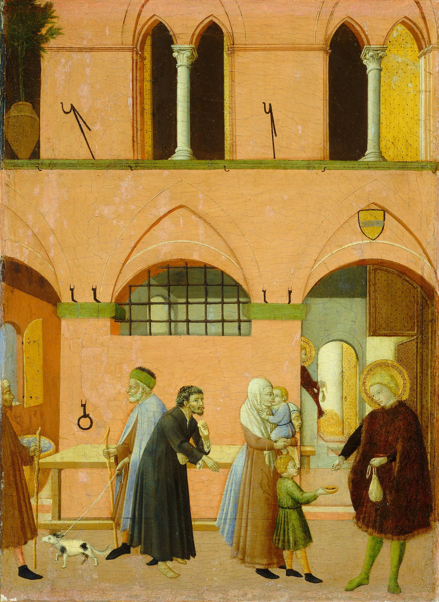סנט אנטואן מחלק את עושרו לעניים - אמן אוסוורנזה
