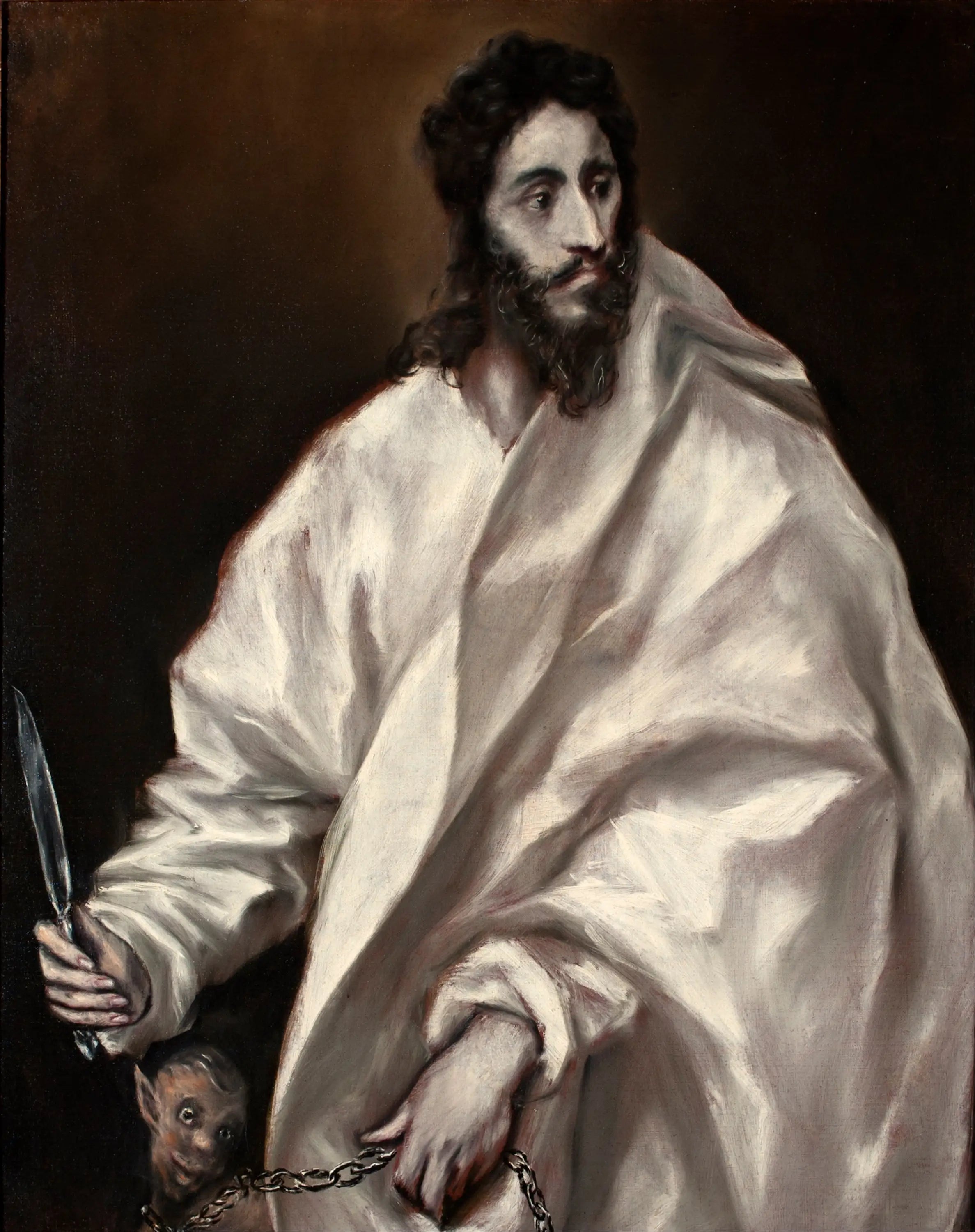 Saint-Barthélemy - El Greco image 1 copie de tableau peinte à la main
