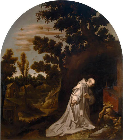 Saint Bruno prie à La Torre Calabria - Vincenzo Carducci image 1 reproduction réalisée par Alpha Reproduction