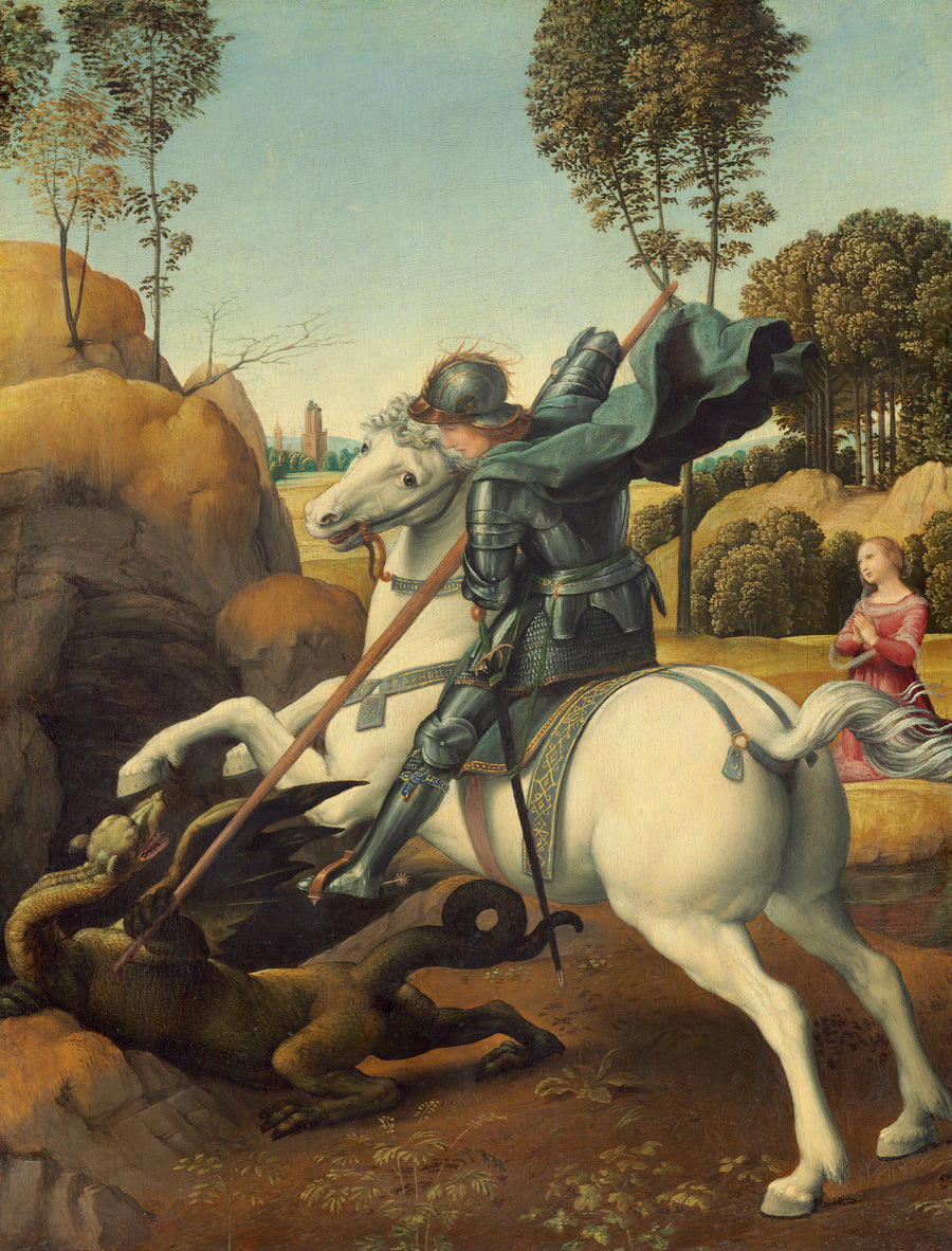 Saint Georges et le Dragon - Raphaël Sanzio