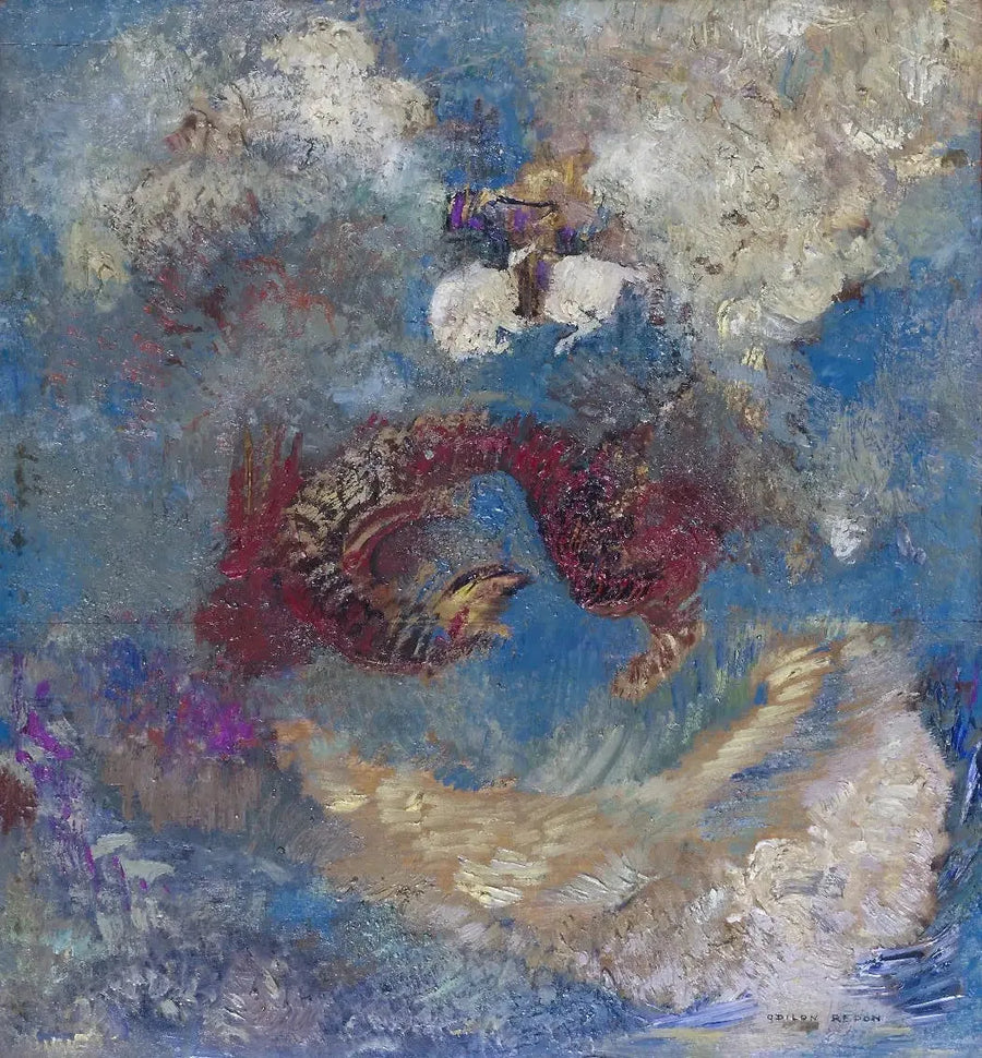 סנט ג'ורג' והדרקון - אודילון רדון