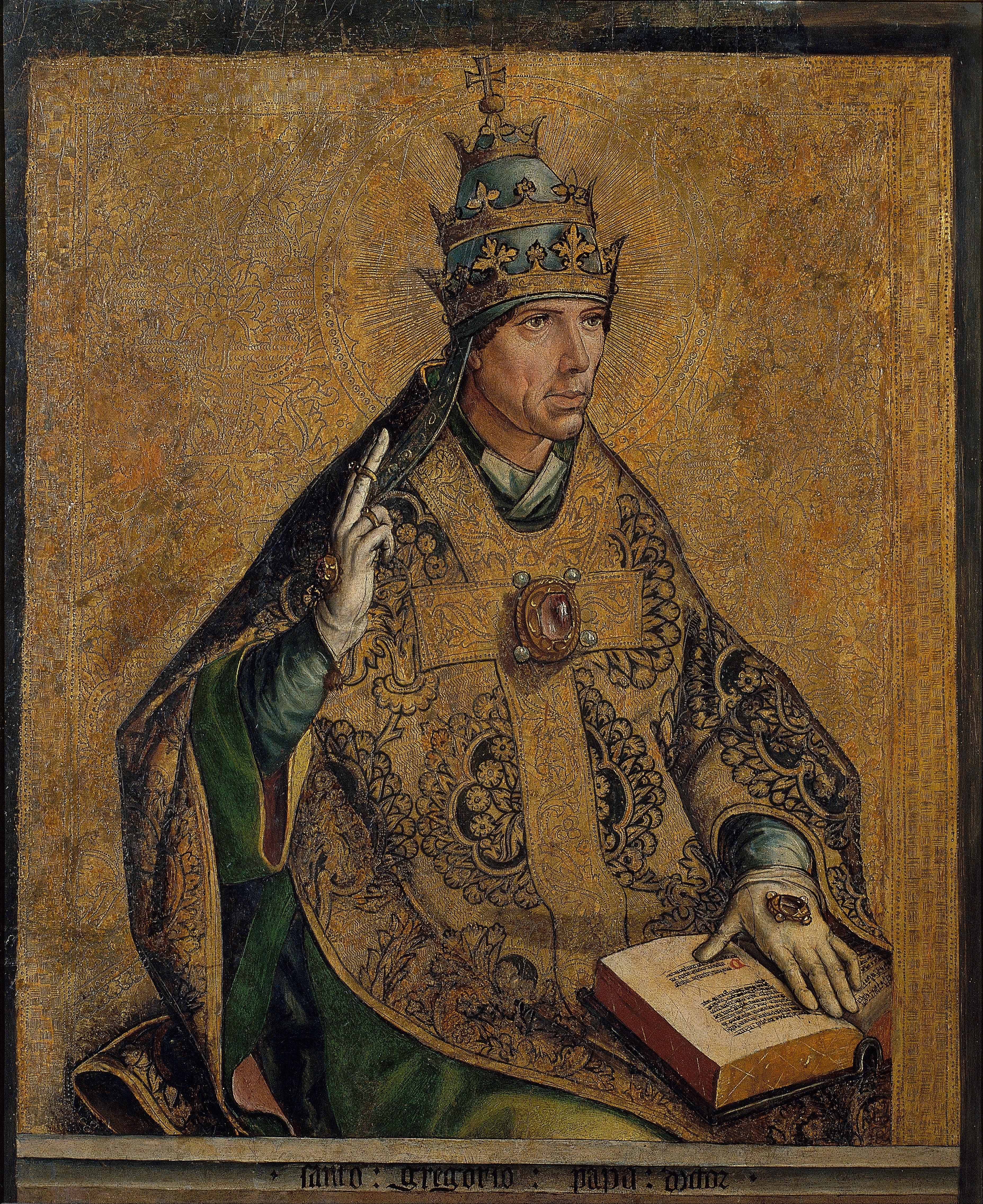 Saint Grégoire le Pape - Pedro Berruguete - Alpha Reproduction