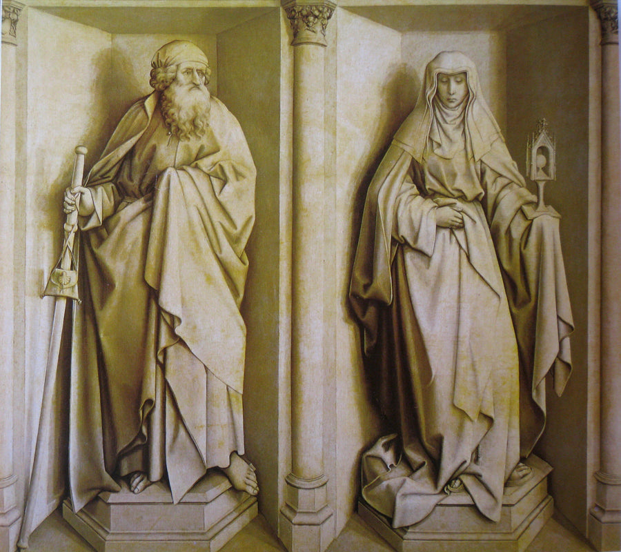 Saint Guillaume et sainte Claire - Robert Campin