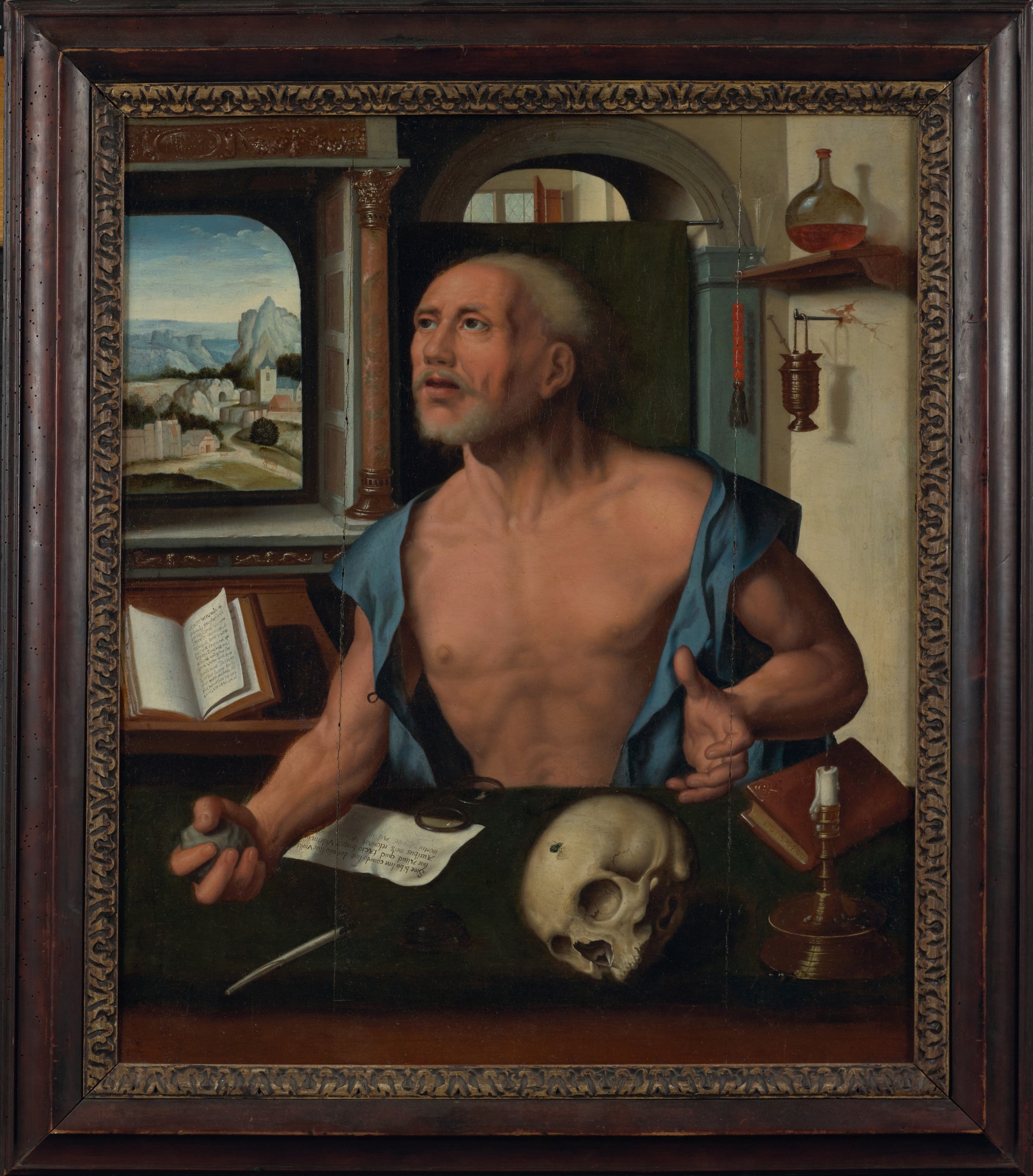 Saint Jérôme dans sa cellule - Joos van Cleve - Alpha Reproduction