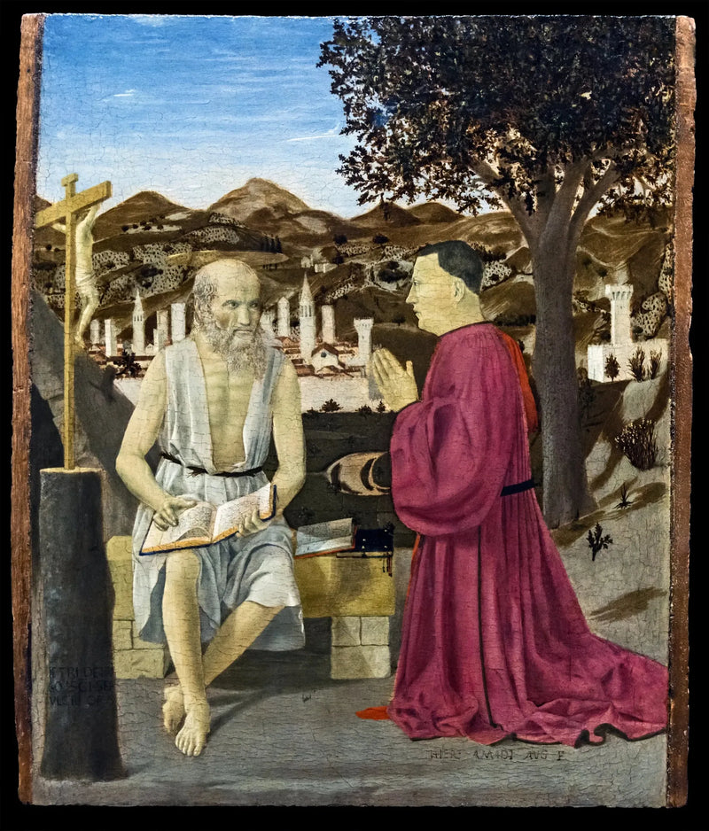 סן ג'רומה והתרומה ג'ירולמו אמאדי - פיירו דלה Francesca