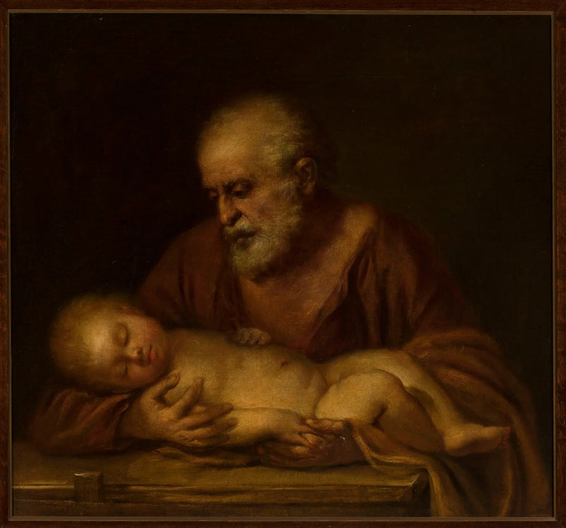 Saint Joseph avec l'Enfant Jésus - Giovanni Battista Salvi