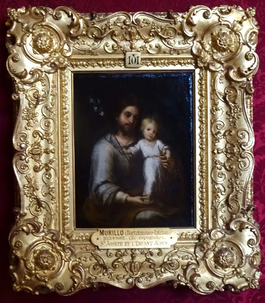 יוסף הקדוש וילד ישוע - ברטולומאו אסטן מורילו